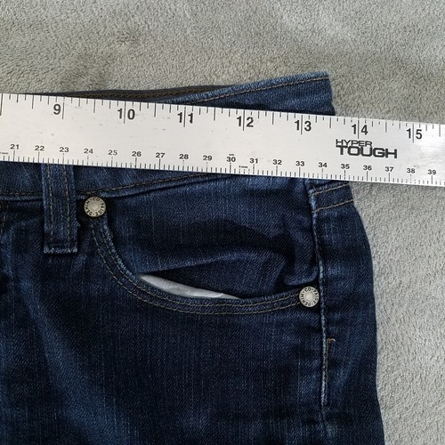 Pantalones de mezclilla ajustados informales para mujer Paige 24 azul horizonte - Imagen 7 de 13