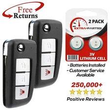 2 For 2005 2006 2007 2008 2009 Nissan Pathfinder Keyless Entry Remote Flip Key