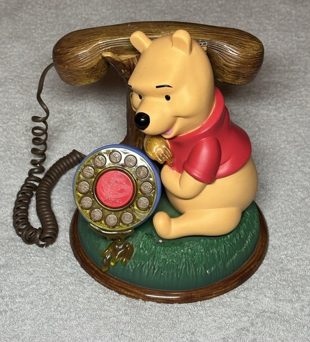 Telemania Disney Winnie The Pooh Desk Telephone Corded Tested Works - Picture 6 of 22