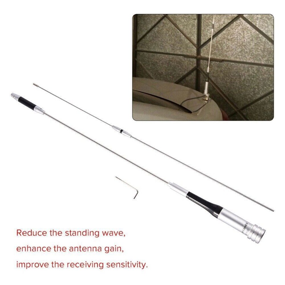 Antenna Diamond SG-7500 VHF/UHF Doppia Banda 106cm Per Radio Mobili Kenwood QYT - Foto 6