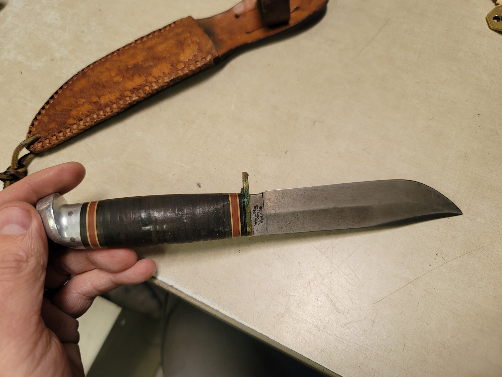 Vintage Knife Western Boulder Colo. L465 Hunter Skinner eBay