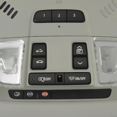 84439227 Overhead Roof Console Assembly Light Gray With