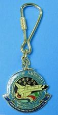 KEYCHAIN final Space Shuttle Challenger flight STS-51L metal NASA '86 vtg