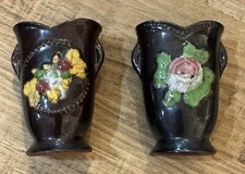 Miniature Bud Vases, Made In Occupied Japan, Vintage See Pics And Description