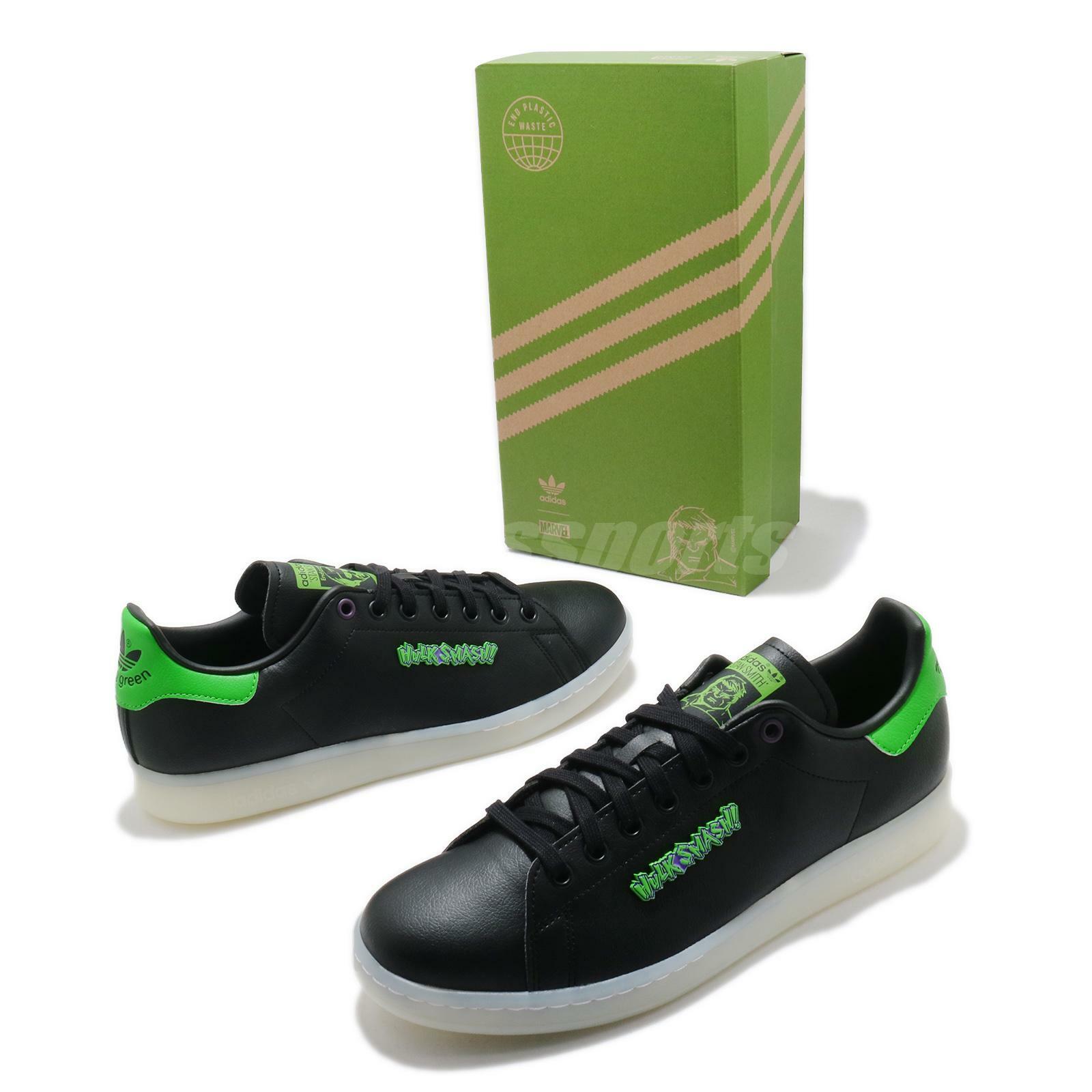 adidas Originals Stan Smith Disney Hulk Black Green Men Casual Lifestyle  FZ2708 - Shopping.com