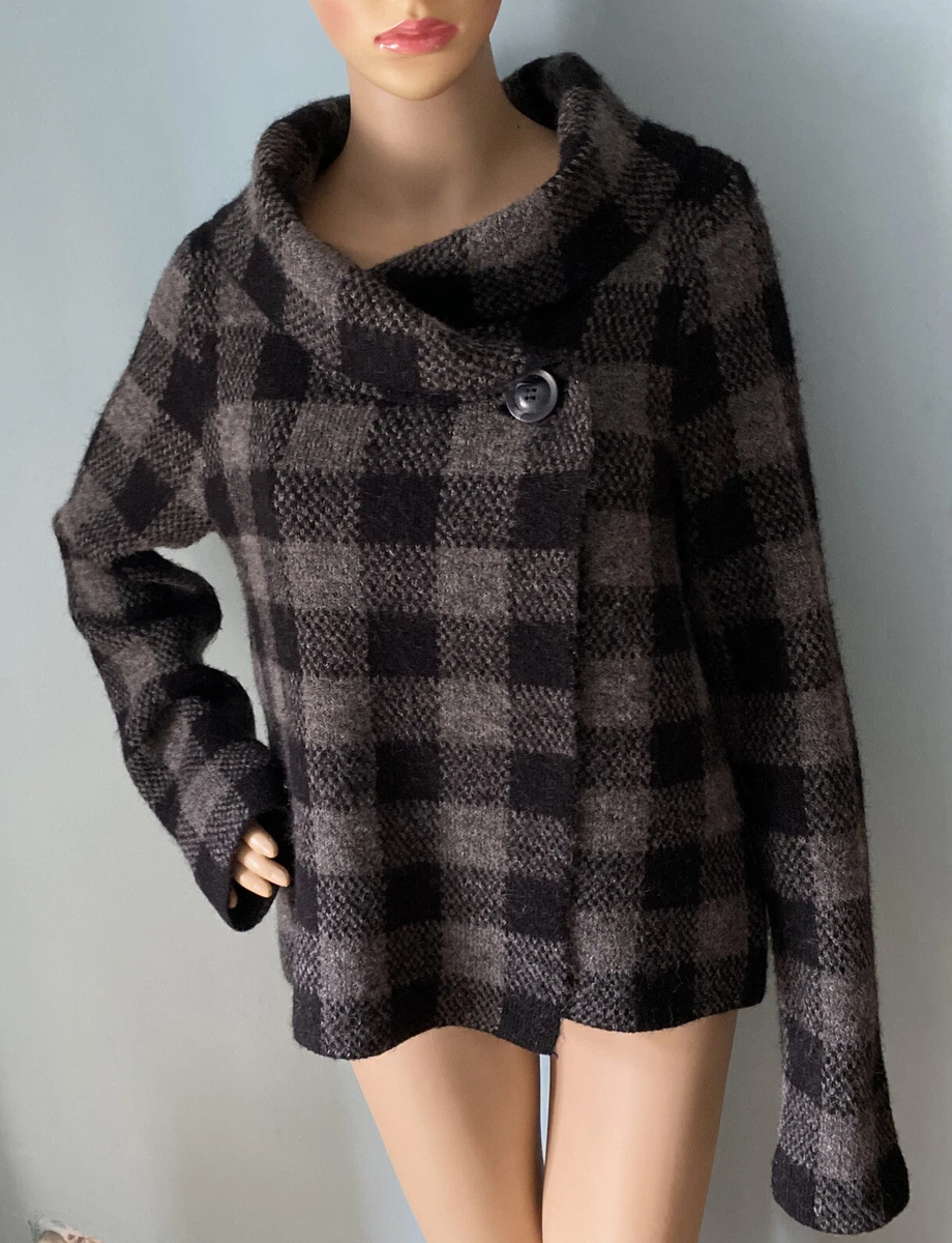 Max studio plaid coat shop