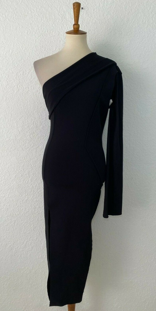 オールインワン・サロペット Rick Owens Athena' Black Ribbed Knit Sleeveless Long Dress RICK OWENS - Women Abito In Maglia Athena Dress – Atelier