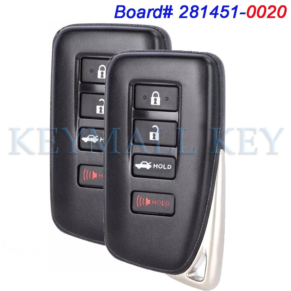 2 281451-0020 Smart Remote Key Fob for Lexus ES300H ES350 GS350 GS450H HYQ14FBA