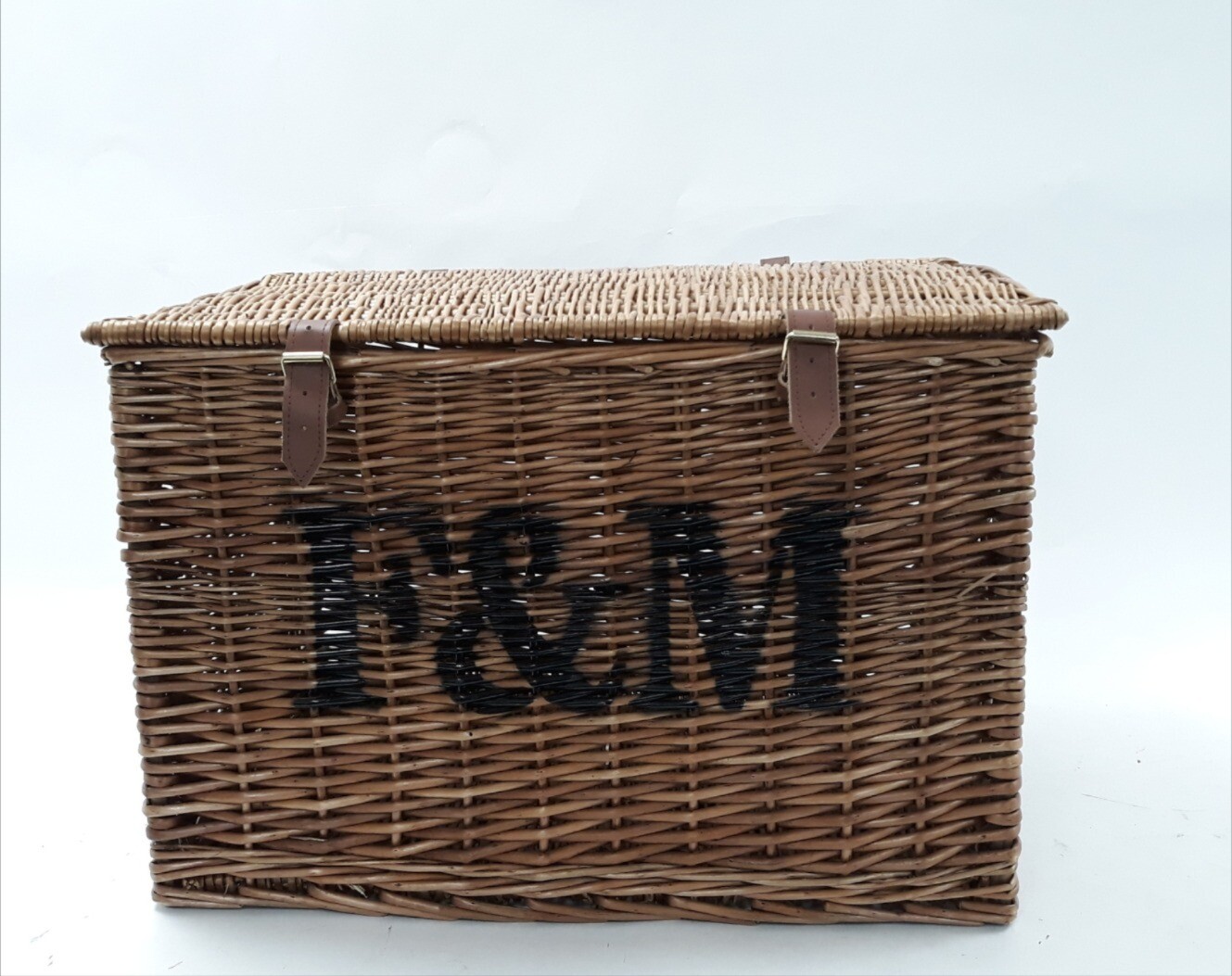 Genuine Fortnum And Mason (F&M) Hamper Wicker Picnic Basket Large Good