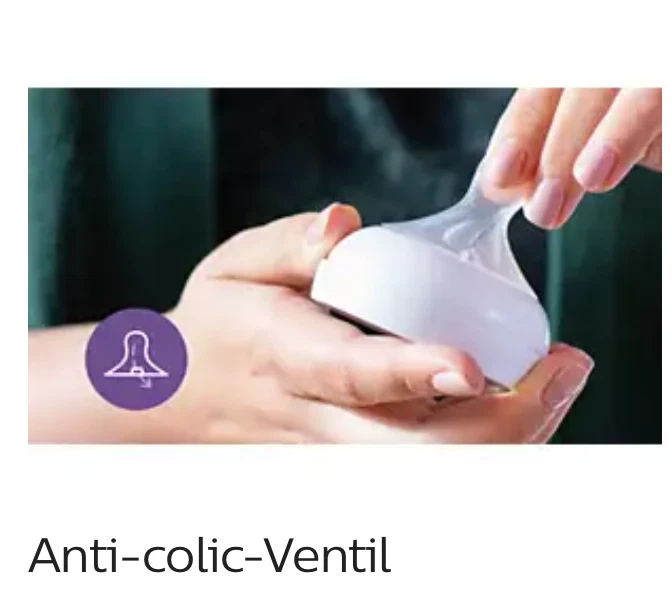 Philips Avent Natural Response Sauger 2 er Pack Response Flasche 0m+ 1m+ 3m+ 6m+ - Bild 2 von 4