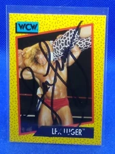 AUTOGRAPH "The Total Package" Lex Luger 1991 Impel WCW #20