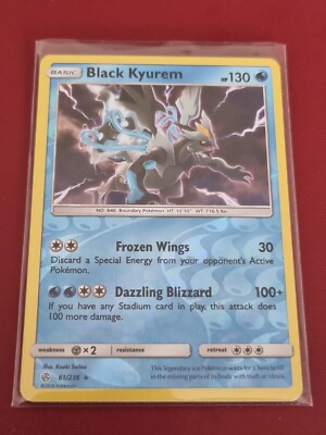 Pokemon Karte Sonne Mond Kosmische Finsternis Schwarz Kyurem 61/236 Rare Reverse Holo