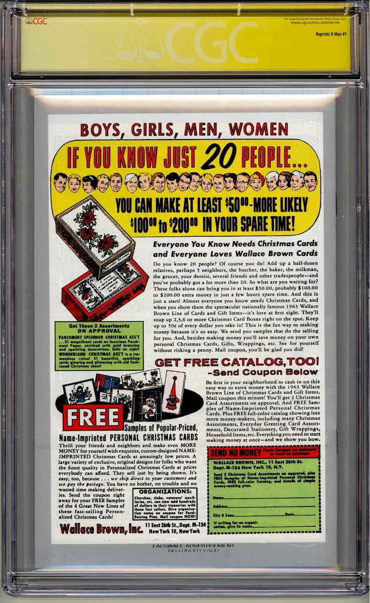 X-MEN #1 MARVEL MILESTONE EDITION CGC SS STAN LEE 9.8 BOLD