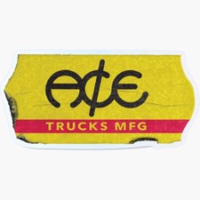 Ace Trucks Mfg Bodega Sticker 5" - FREE SHIPPING!