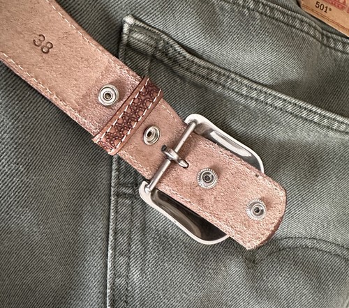 Western Belt Handmade Men's Full Grain Leather With Buckle Cowboy Rodeo - Picture 8 of 53
