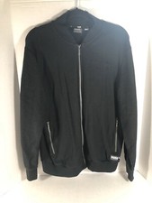 Puma Orginal Sportswear Black SE Full Zip Sweater Size Large Full Zip