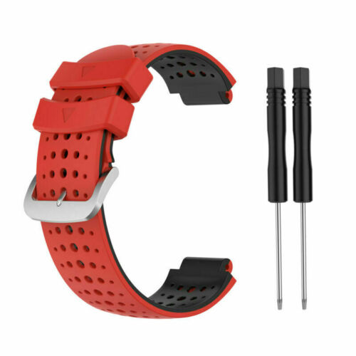 1X correa de reloj de silicona para Garmin Forerunner 220 230 235 620 630 735XT - Imagen 16 de 20