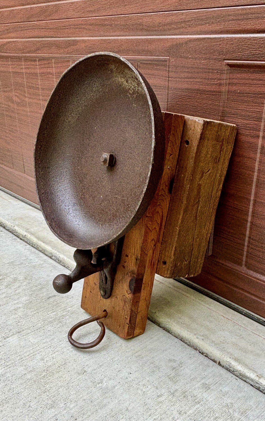 Antique Hand Metal 12” Boxing Ring Bell And Clapper With Copper Handle eBay