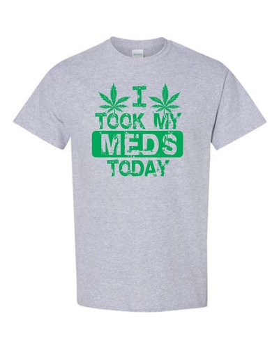 Camiseta I Took My Meds Today fumadores de marihuana marihuana tarjeta médica antisexual 317 - Imagen 16 de 25