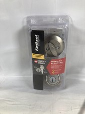 Kwikset 660 Satin Nickel Single Cylinder Deadbolt Featuring SmartKey Security