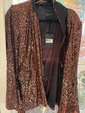 sequin bronze jacket