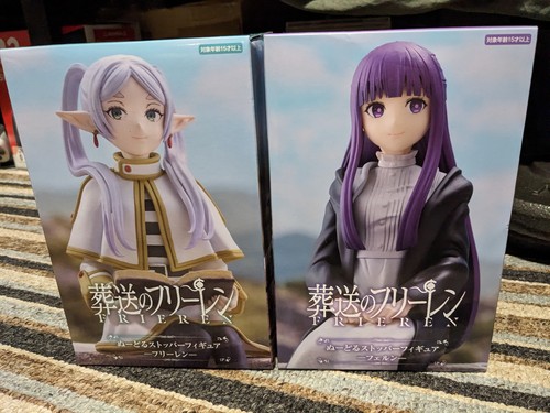Frieren: Beyond Journey's End JP. Anime Furyu Noodle Stopper Figur SET OFFICIAL
