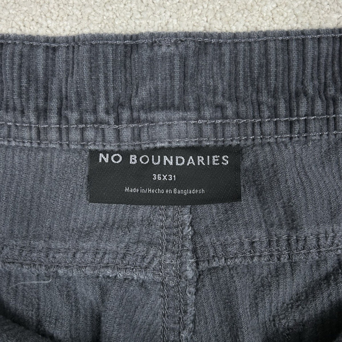 Vintage Y2K No Boundaries Corduroy Double Knee Carpenter Pants