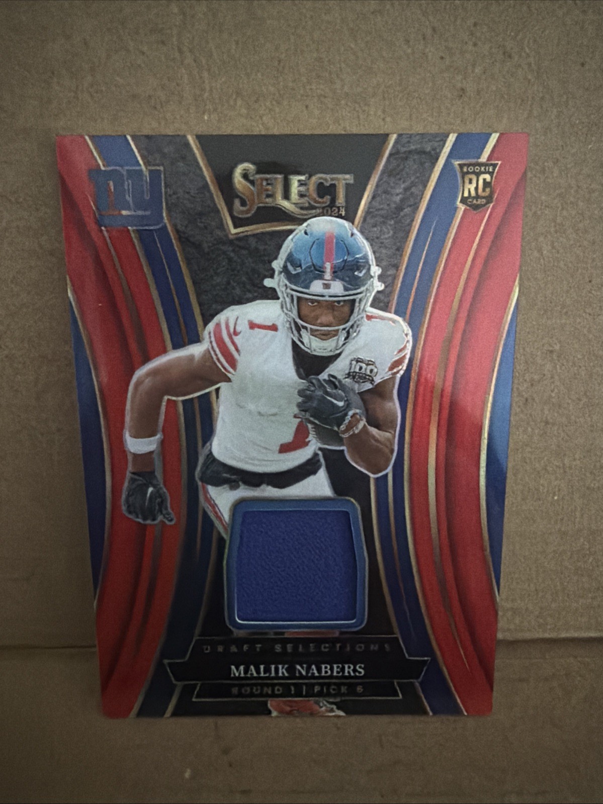 2024 Panini Select - Draft Selections Memorabilia Malik Nabers #DSM-MNS