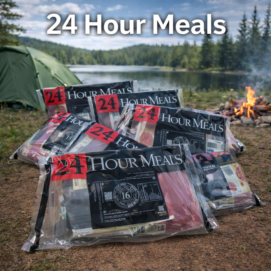 Huge Swedish Military High Calorie 24 Hour Ration - 4900Kcal MRE - FREEZE DRIED