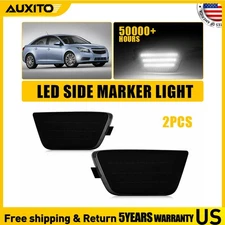 For Chevy Cruze 11-15 Front Bumper Reflector Side Marker Light Assembly White H