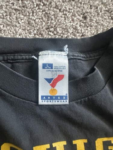 Rare Vintage Michigan Wolverines Taz 1994 Looney Tunes Tee Football 14/16 - Picture 4 of 10