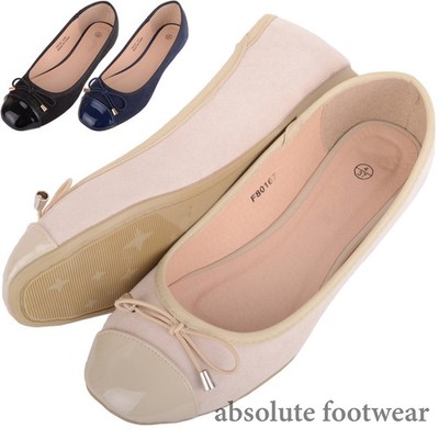 Damenschuhe Slipper leicht elegant lässig formell Ballerina-Stil Pumps Dolly