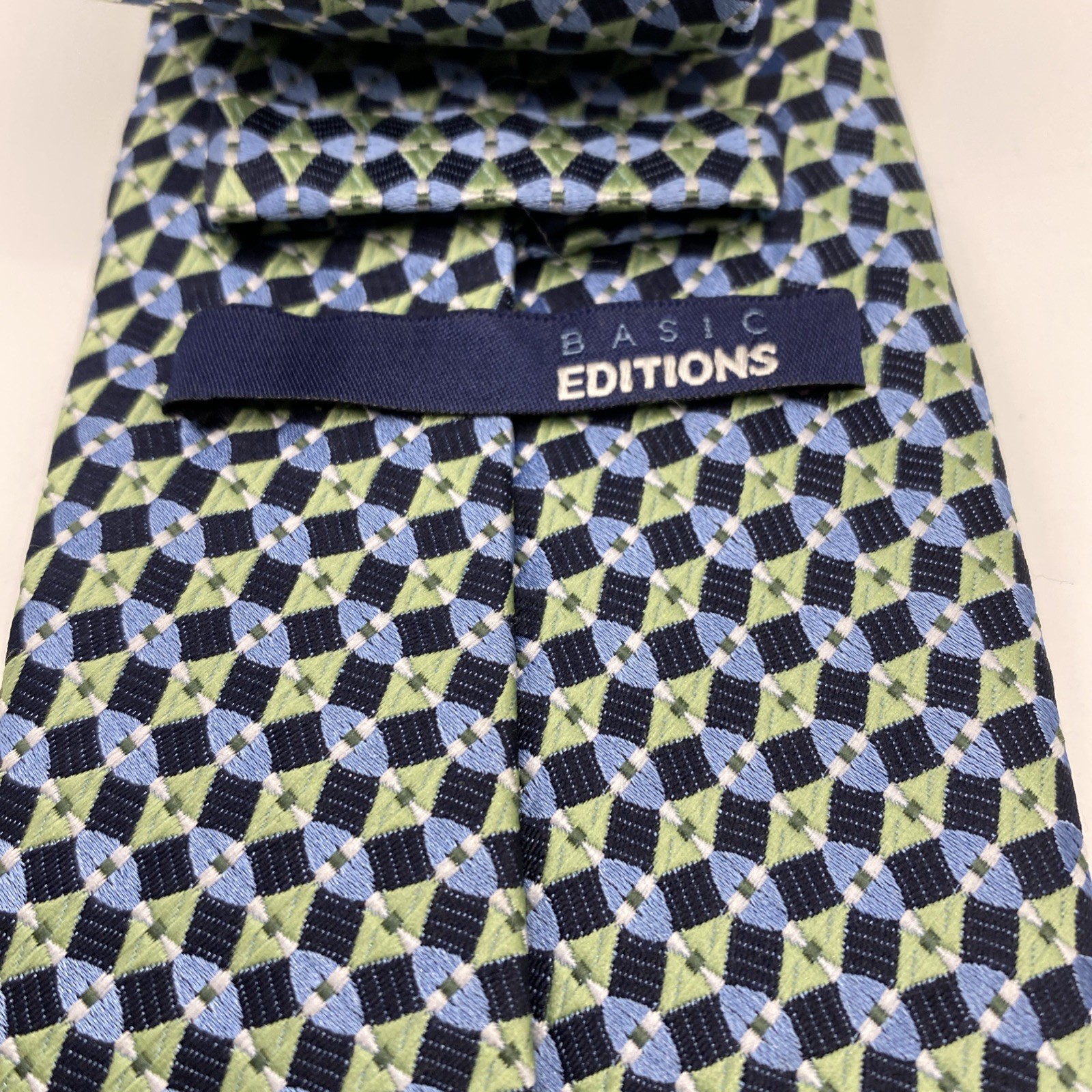 Basic Editions Mens Solid Tie  HandMade In China - image 5