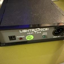  As Is Lightronics IDP-104 Optical Isolated DMX Distributor No Power Supply.