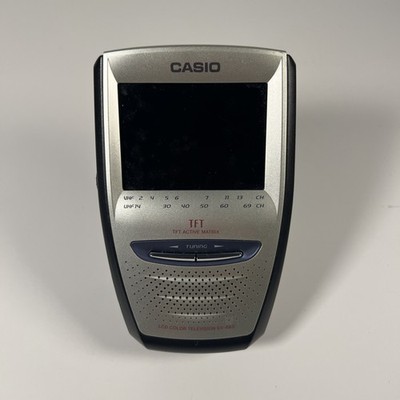 Vintage Casio EV 660B LCD Color Handheld TV TFT Active Matrix Tested