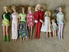 1960' & 1970's Lot Of 7 Vintage Barbie’s With Outfits Mattel + Buffy bonus