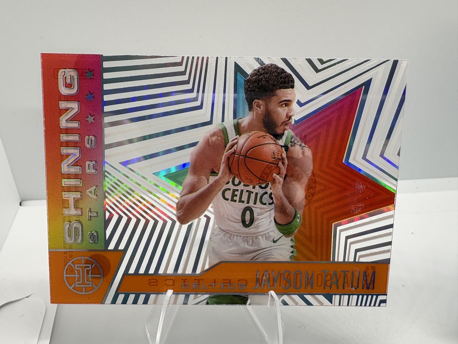 2020-21 Panini Illusions - Shining Stars Jayson Tatum #7 Orange