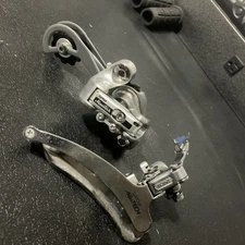 Suntour Mountech Alpine Gear Tech Front & Rear Derailleurs Vintage MTB Long Cage