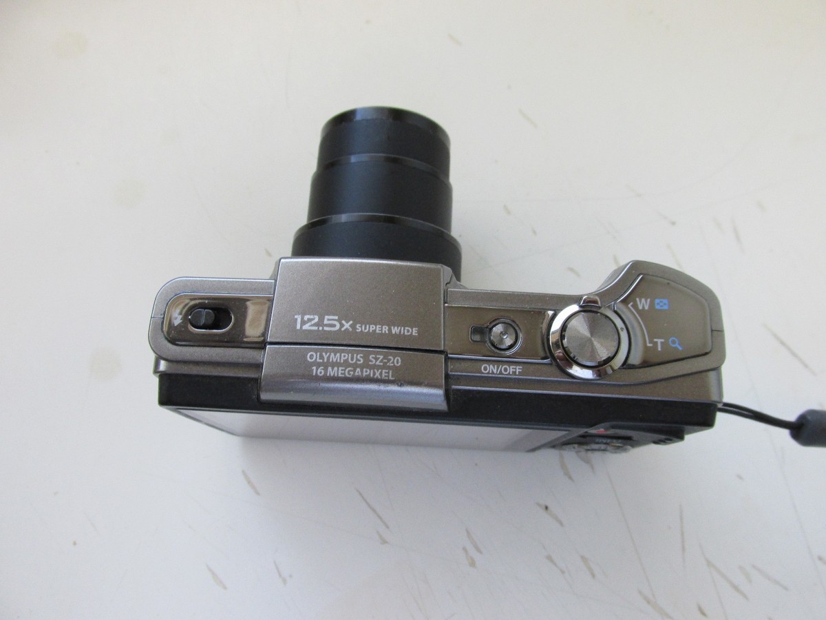 Olympus SZ-20 Compact Digital Camera Black 16MP 12.5x Zoom HD