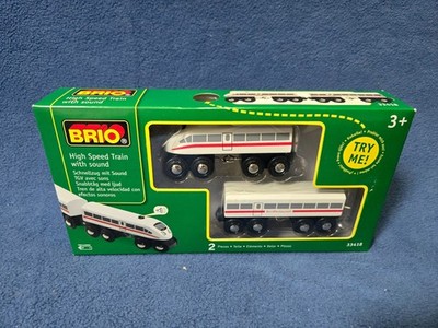 Brio Wooden Railway Bord Restaurant 33418 High Speed Train 2005 SOUND WORKS NIB