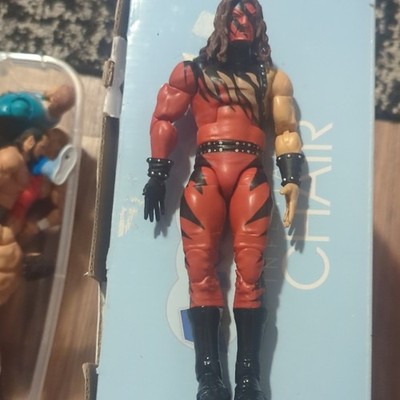 WWE Kane  ElitWrestling Action Figure Plastic Red & Black Good Condition