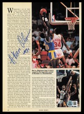 Hakeem Olajuwon Signed 8x11 Magazine Page Hou...