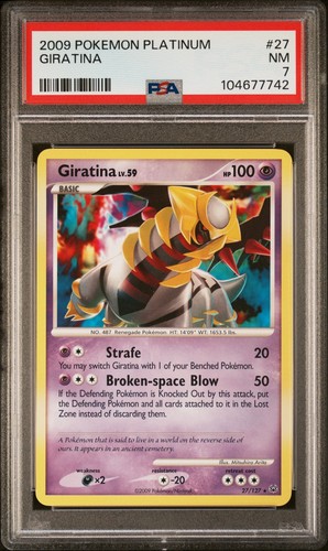 Giratina graded PSA 7 for sale on eBay