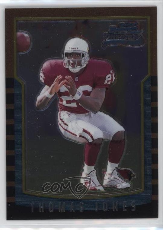2000 Bowman Chrome 301/499 Thomas Jones #168 1fp4