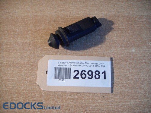 Alarm Schalter Alarmanlage DWA Motorraum Frontera B Opel