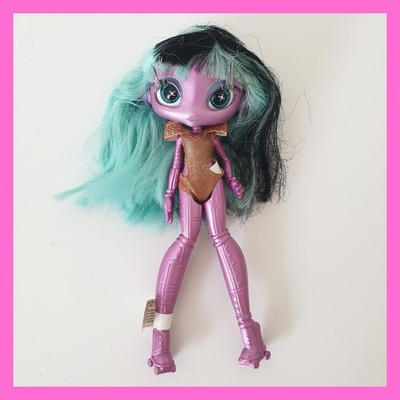 Novi Stars Mae Tallick Orbit Beach Doll MGA Purple Body Blue Hair NO WORKING