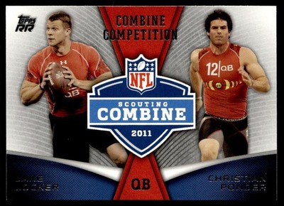 2011 Topps Rising Rookies Combine Competition Jake Locker/Christian Ponder