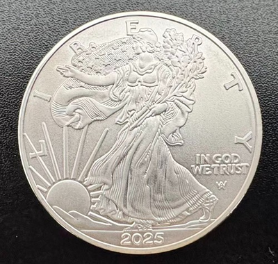 #ad 2025 American Silver Eagle 1 oz BU $1 US Coin .999 Silver $79.25