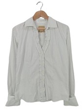 0039 ITALY Camicia blusa Donna Camicetta a blusa Taglia IT 42 grigio chiaro