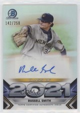 2021 Bowman Draft Class of 2021 142/250 Russell Smith #C21-RS Auto 2g6
